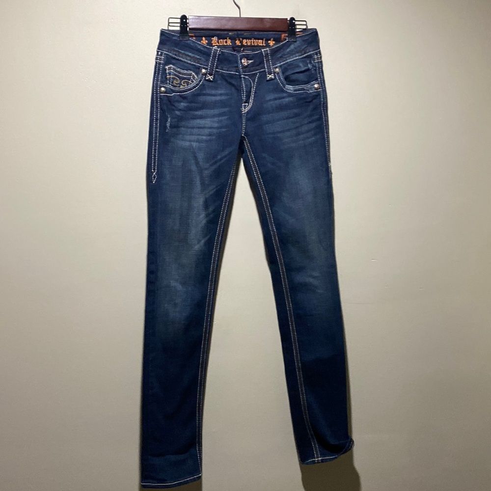 Rock Revival Debbie Skinny Jeans sz 27